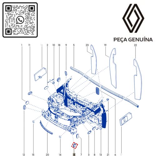 RN 151000 6955151000 Cobertura Borracha Vulcanizada Sandero 2013 Em Diante 3